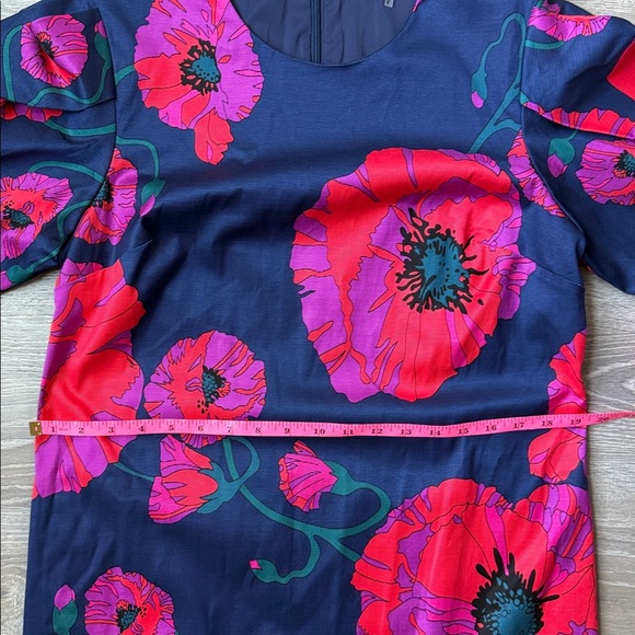 Trina Turk Blue Note Floral Mini Dress 12 - Picture 12 of 15